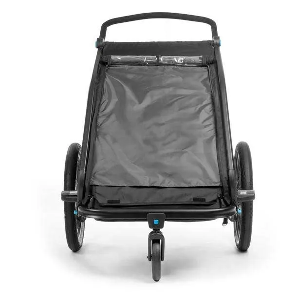 Cube Double Cmpt Sykkelvogn, Black, Max 42kg Cube Double Cmpt Sykkelvogn, Black, Max 42kg