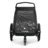 Cube Double Cmpt Sykkelvogn, Black, Max 42kg