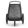 Cube Double Cmpt Sykkelvogn, Black, Max 42kg