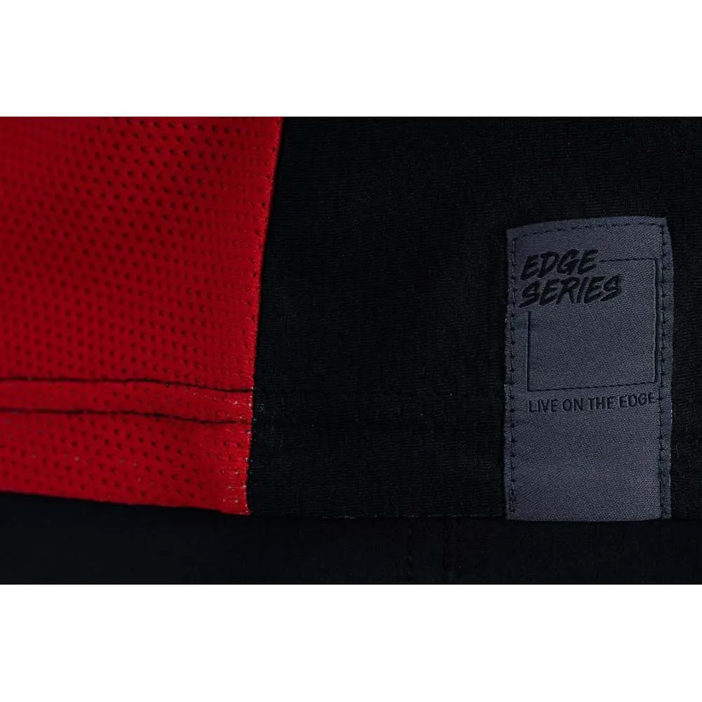 Cube Edge Kortskjortet Enduro-sykkeltrøye, Black / red, S