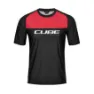 Cube Edge Kortskjortet Enduro-sykkeltrøye, Black / red, S