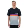 Cube Organic Logo Stripes Kortarmet T-skjorte, Grey melange / black, M