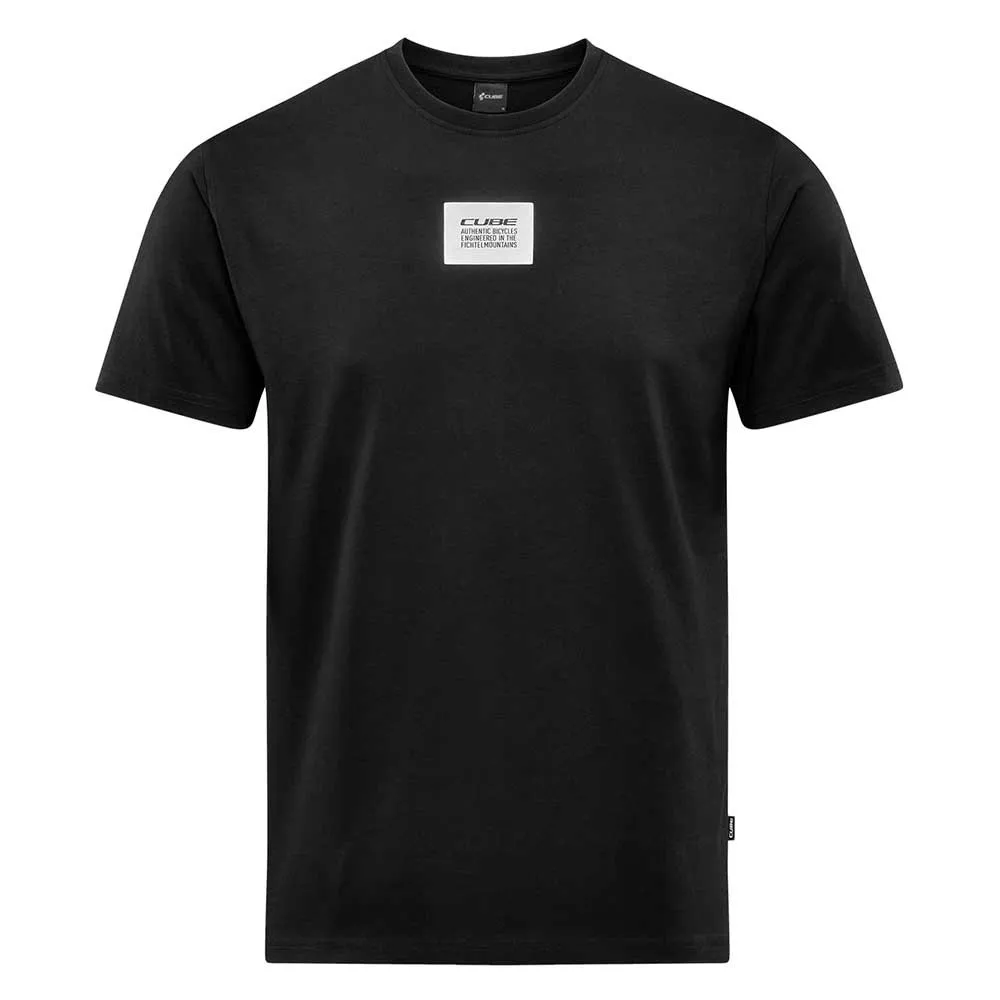 Cube Organic Logowear Gty Fit Kortarmet T-skjorte, Black, XXL