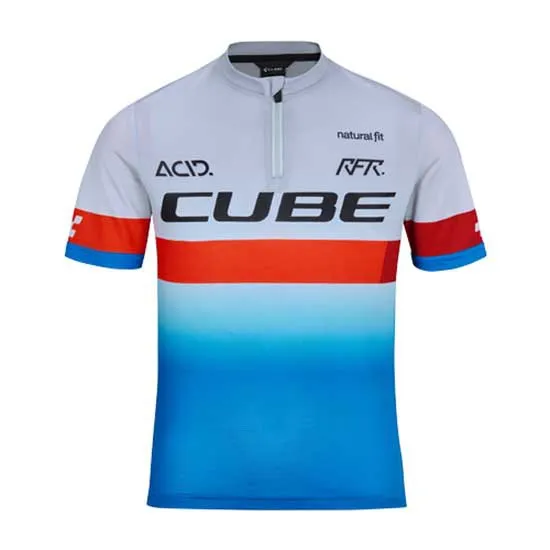 Cube Teamline Rookie Kort Ermet Trøye, Blue / red / grey Cube Teamline Rookie Kort Ermet Trøye, Blue / red / grey