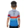 Cube Teamline Rookie Kort Ermet Trøye, Blue / red / grey