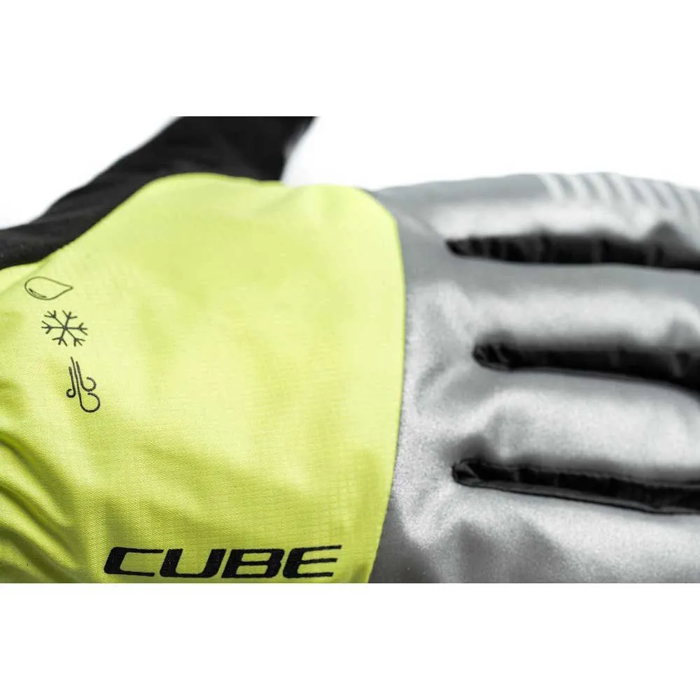 Cube Winter X Nf Hansker, Grey / yellow