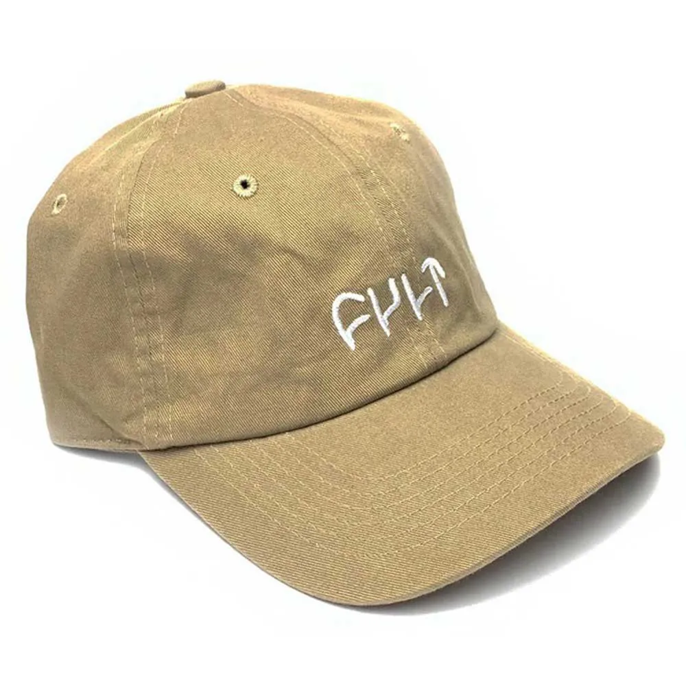 CULT Logo Father Cap Refurbished, Tan
