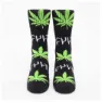 CULT Plantlife Crew Sokker, Black / green