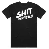 CULT Sh*t Happens Kortarmet T-skjorte CULT Sh*t Happens Kortarmet T-skjorte