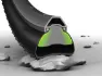 CushCore Gravel/CX Single Dekkinnsats, White / green, 700C, 33-46