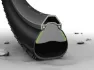 CushCore Gravel/CX Single Dekkinnsats, White / green, 700C, 33-46