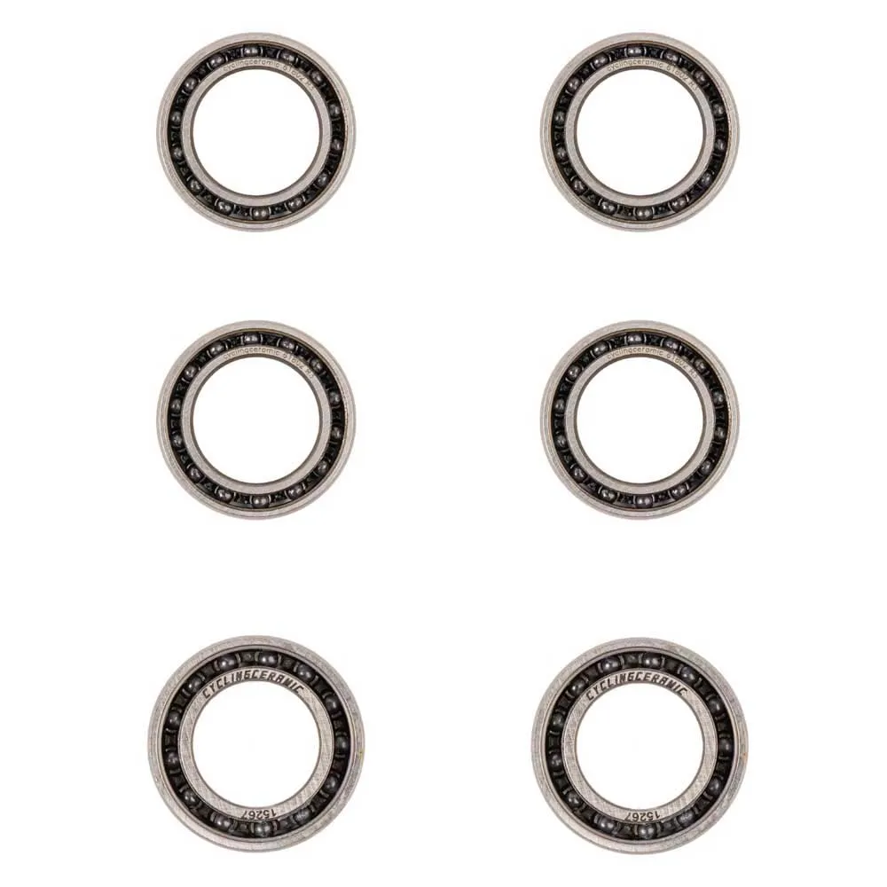 CYCLINGCERAMIC Bonatrager 3 Hjullagersats, Silver / blue, One Size