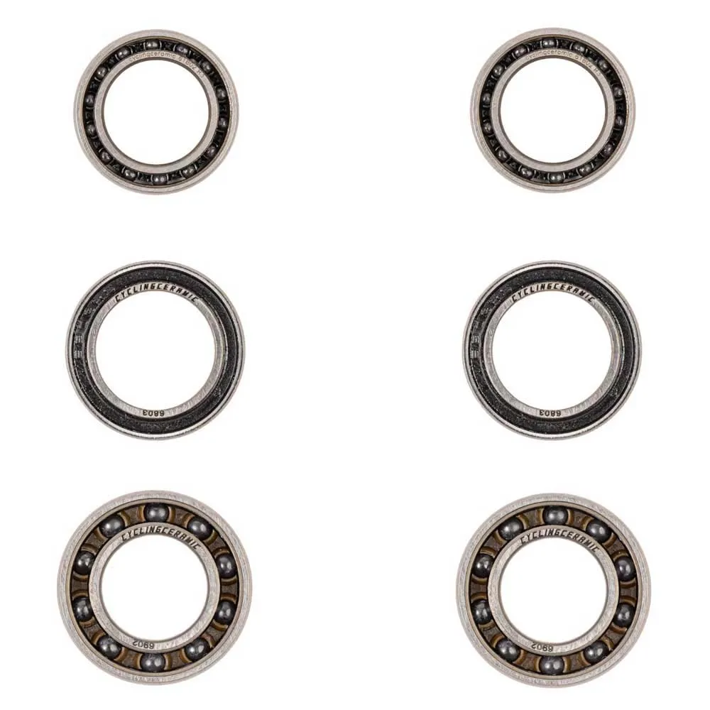CYCLINGCERAMIC Dt Swiss 1 Hjullagersats, Silver / black, One Size