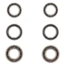 CYCLINGCERAMIC Dt Swiss 1 Hjullagersats, Silver / black, One Size