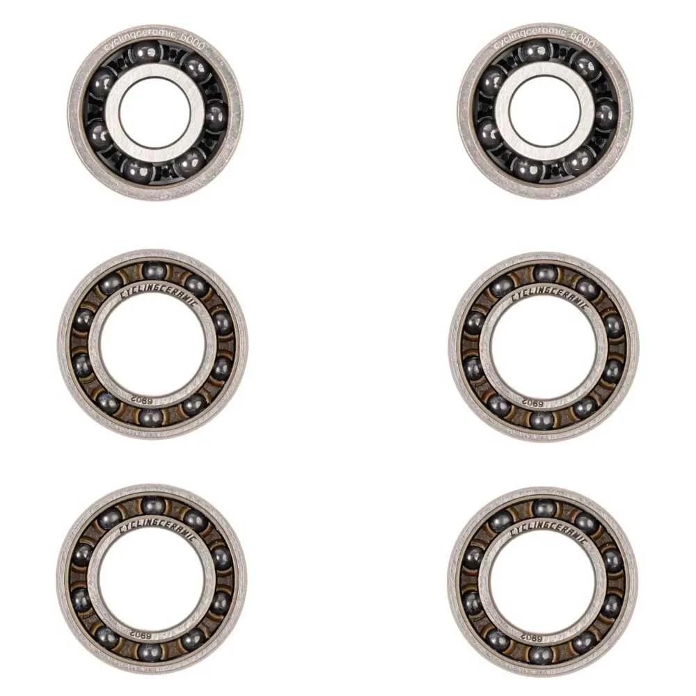 CYCLINGCERAMIC Dt Swiss 3 Hjullagersats, Silver / black, One Size