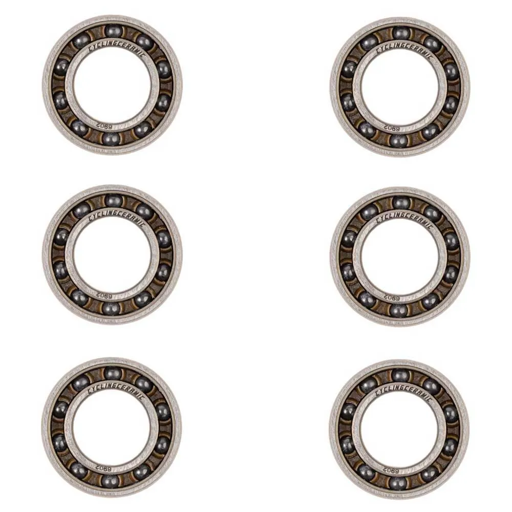 CYCLINGCERAMIC Dt Swiss 4 Hjullagersats, Silver / black, One Size