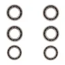 CYCLINGCERAMIC Dt Swiss 5 Hjullagersats, Silver / black, One Size