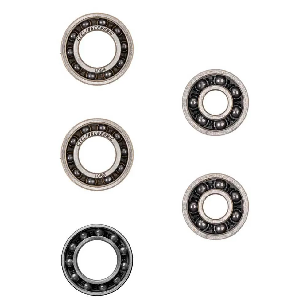 CYCLINGCERAMIC Mavic 1 Hjullagersats, Silver / blue, One Size CYCLINGCERAMIC Mavic 1 Hjullagersats, Silver / blue, One Size