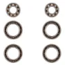 CYCLINGCERAMIC Mavic 15 Hjullagersats, Silver / blue, One Size
