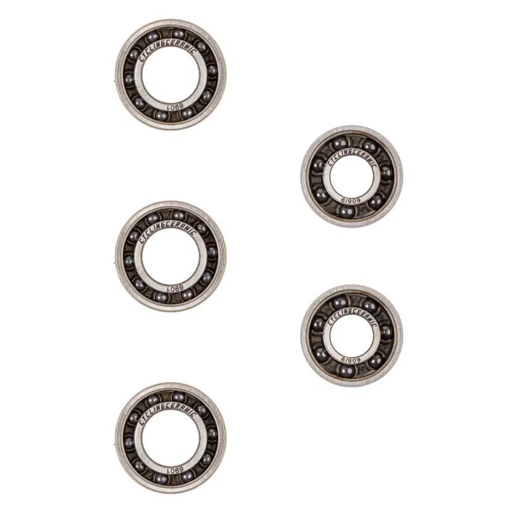 CYCLINGCERAMIC Mavic 4 Hjullagersats, Silver / blue, One Size CYCLINGCERAMIC Mavic 4 Hjullagersats, Silver / blue, One Size