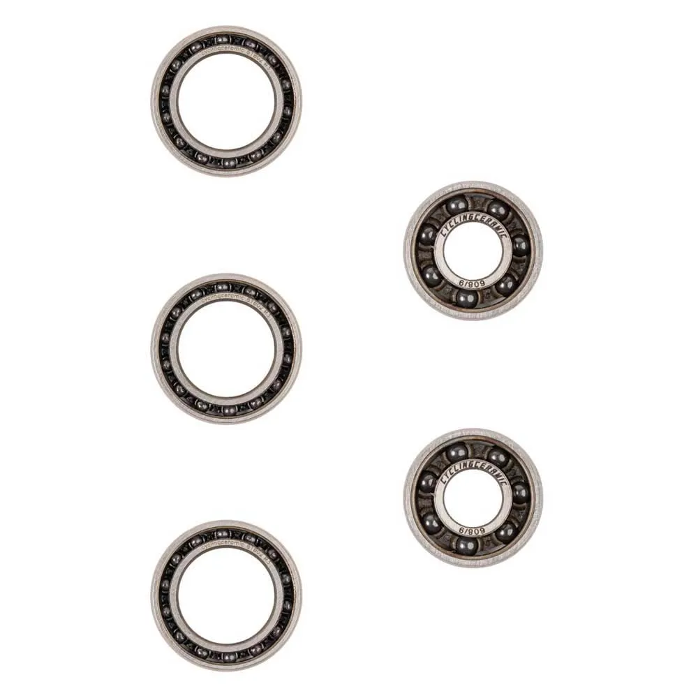 CYCLINGCERAMIC Mavic 5 Hjullagersats, Silver / blue, One Size CYCLINGCERAMIC Mavic 5 Hjullagersats, Silver / blue, One Size