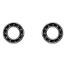 CYCLINGCERAMIC Vision 4 Hjullagersats, Silver / blue, One Size