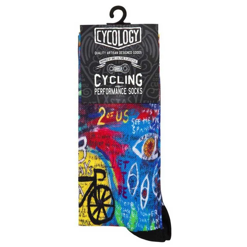 Cycology 8 Days Sokker, Blue / pink
