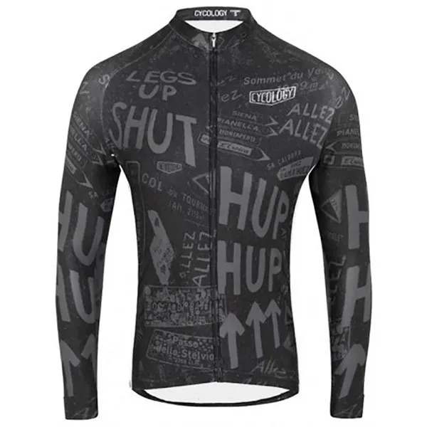 Cycology Allez Allez Langermet Trøye, Black, S Cycology Allez Allez Langermet Trøye, Black, S