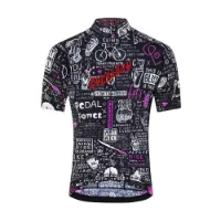 Cycology Bike Graffiti Kort Ermet Trøye