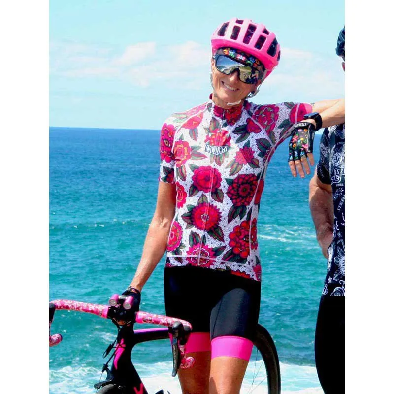 Cycology Cyco Floral Kort Ermet Trøye