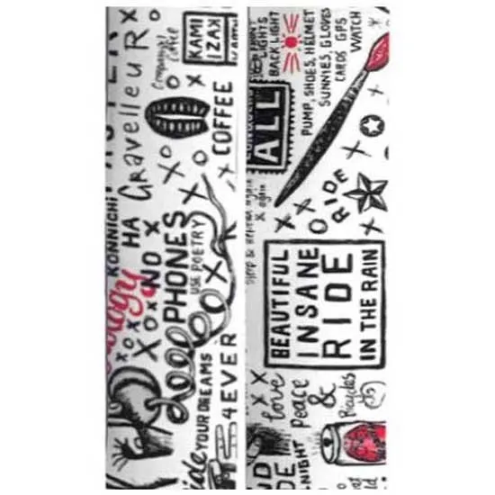 Cycology Graffiti Styretape, Multicolor white, One Size