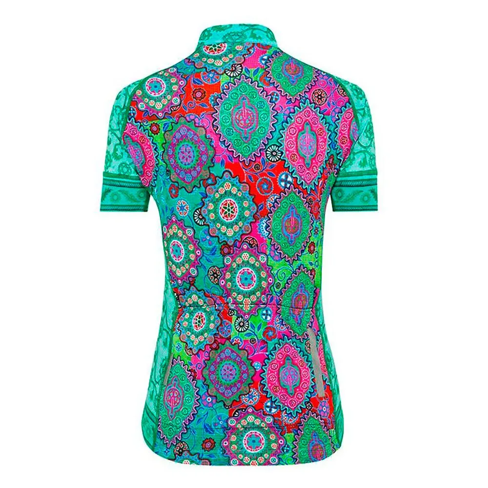 Cycology Naisha Kort Ermet Trøye, Green, XS