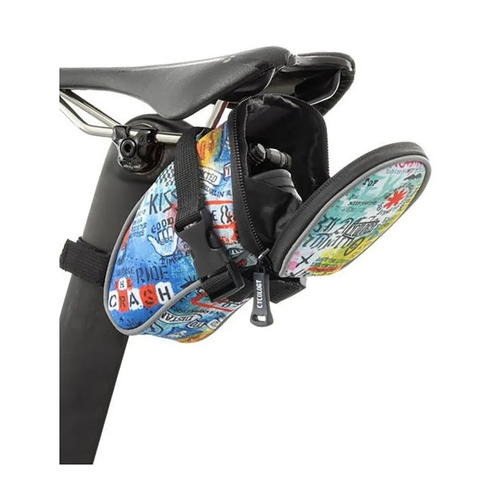Cycology Rock & Roll Verktøy Sadelveske, Multicolor, One Size Cycology Rock & Roll Verktøy Sadelveske, Multicolor, One Size