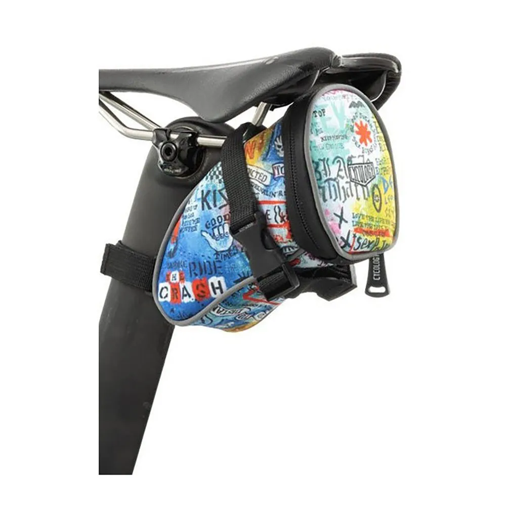 Cycology Rock & Roll Verktøy Sadelveske, Multicolor, One Size Cycology Rock & Roll Verktøy Sadelveske, Multicolor, One Size