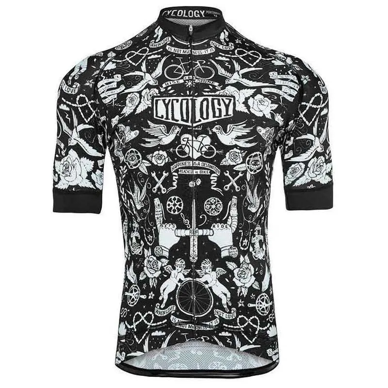 Cycology Velo Tattoo Kort Ermet Trøye