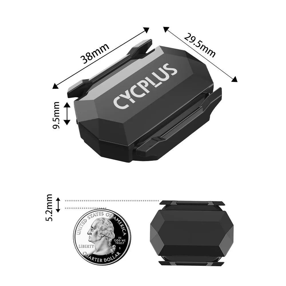 Cycplus C3 Kadensføler, Black Cycplus C3 Kadensføler, Black