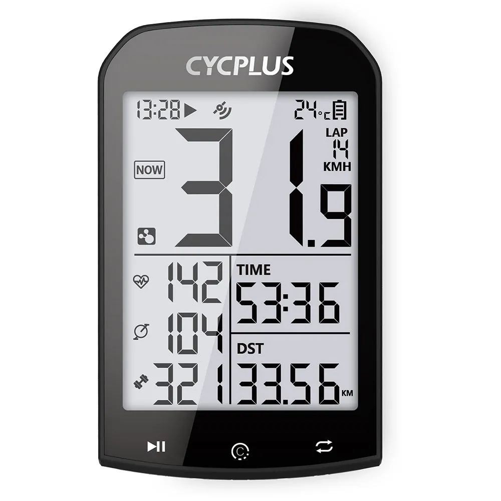 Cycplus M1 Sykkelcomputer, Black, One Size