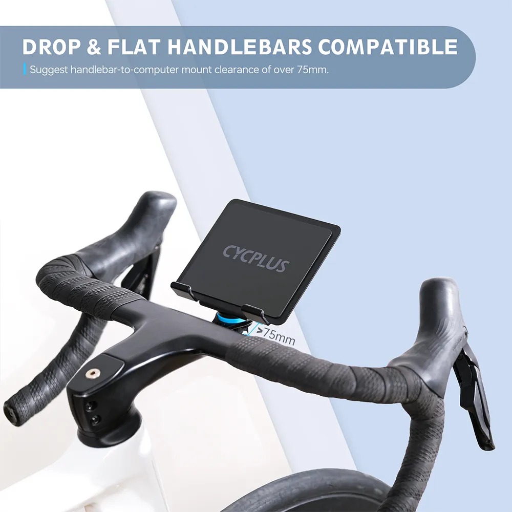 Cycplus Z7 Styretelefonholder, Black, One Size Cycplus Z7 Styretelefonholder, Black, One Size