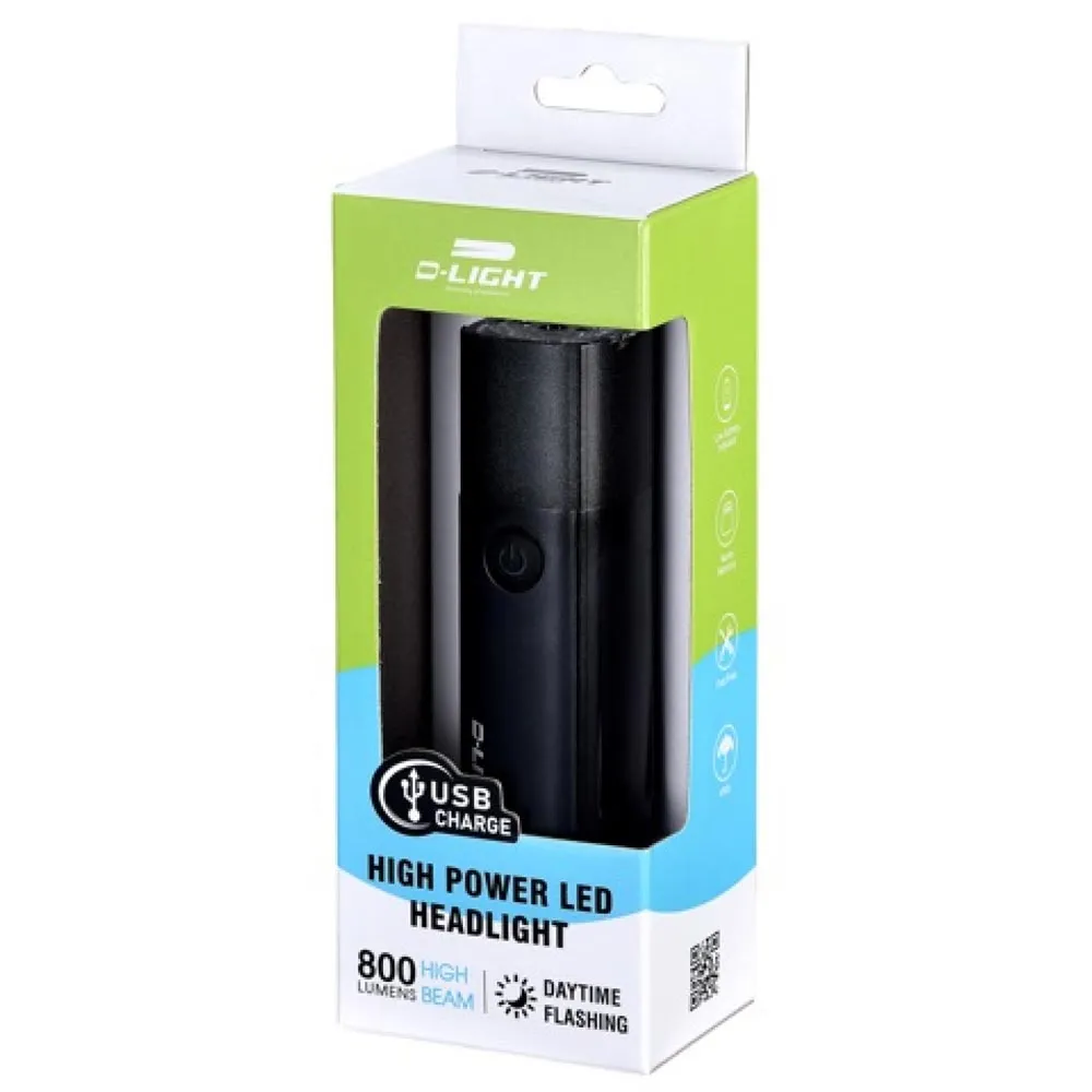 D-light Cg-131p 800 Frontlys, Black, 800 Lysstyrker D-light Cg-131p 800 Frontlys, Black, 800 Lysstyrker