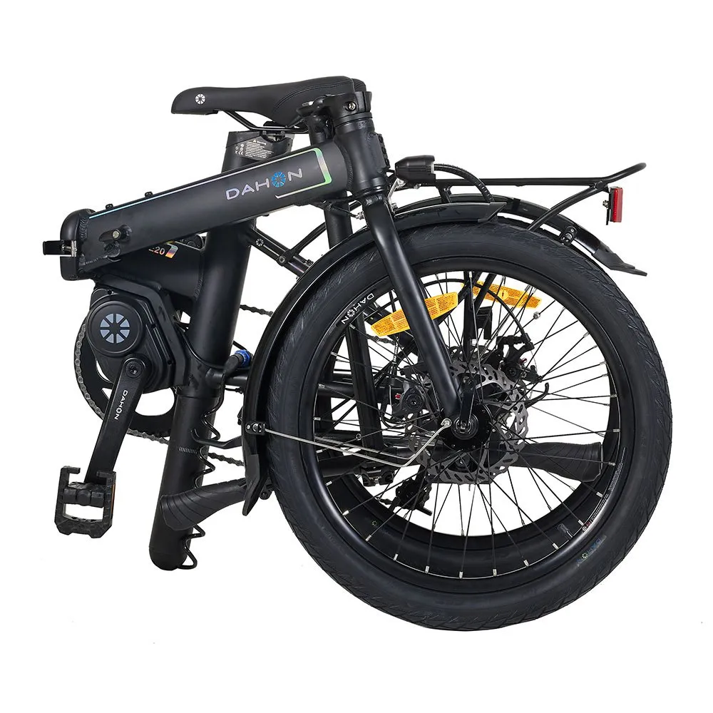 Dahon Union E20 Db Sammenleggbar Elsykkel, Black, One Size, 303Wh
