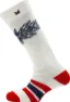 Dale of Norway Spirit Wool Socks High, Offwhite navy raspberry