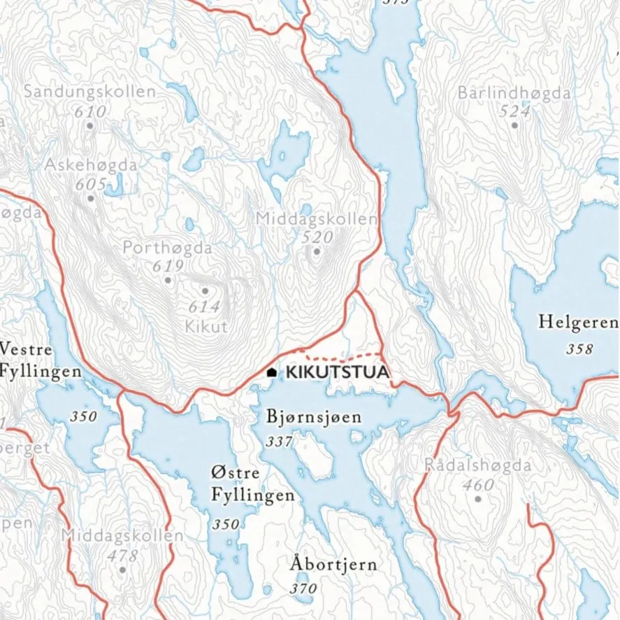 Dapa Maps Oslo Nordmark Sykkelkart