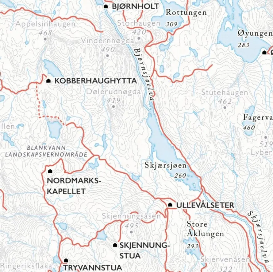Dapa Maps Oslo Nordmark Sykkelkart