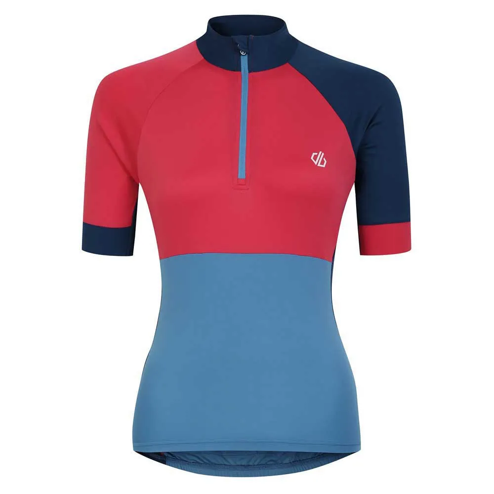 Dare 2b Compassion Iii Kort Ermet Trøye, Sorbet pink / niagara blue, 10