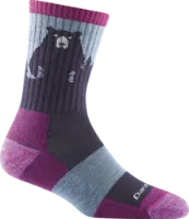 Darn Tough Women's Bear Town Micro Crew Light Cushion Darn Tough Women's Bear Town Micro Crew Light Cushion