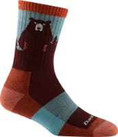 Darn Tough Women's Bear Town Micro Crew Light Cushion Darn Tough Women's Bear Town Micro Crew Light Cushion