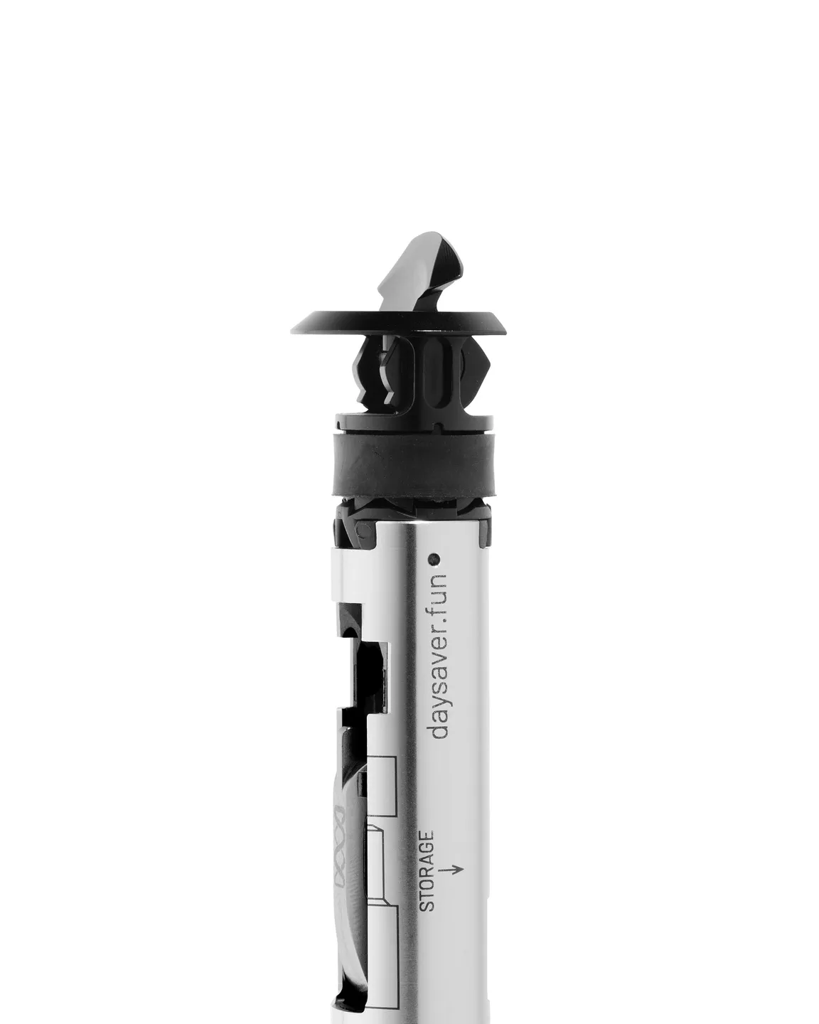 Daysaver Styrefeste, Black / silver, One Size