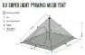 DD Hammocks Superlight Mesh Pyramidetelt