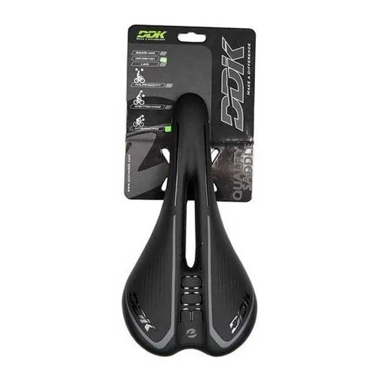 DDK 300k Sport Flow Sykkelsete, Black, 140mm