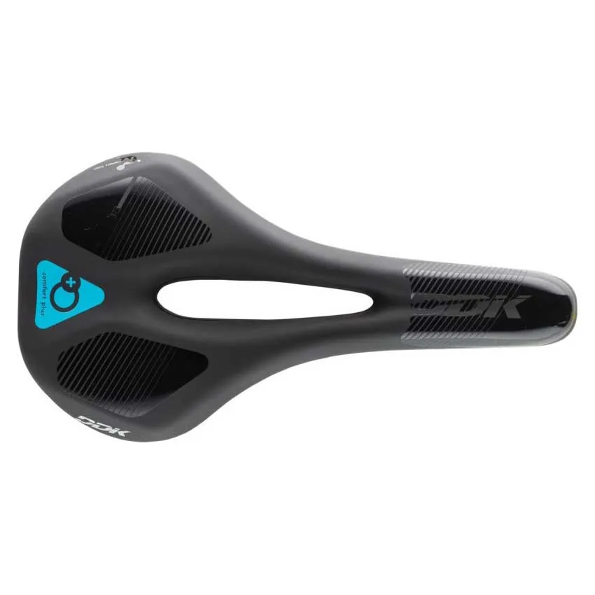 DDK Comfort Plus Flow Sykkelsete, Black, 142mm DDK Comfort Plus Flow Sykkelsete, Black, 142mm
